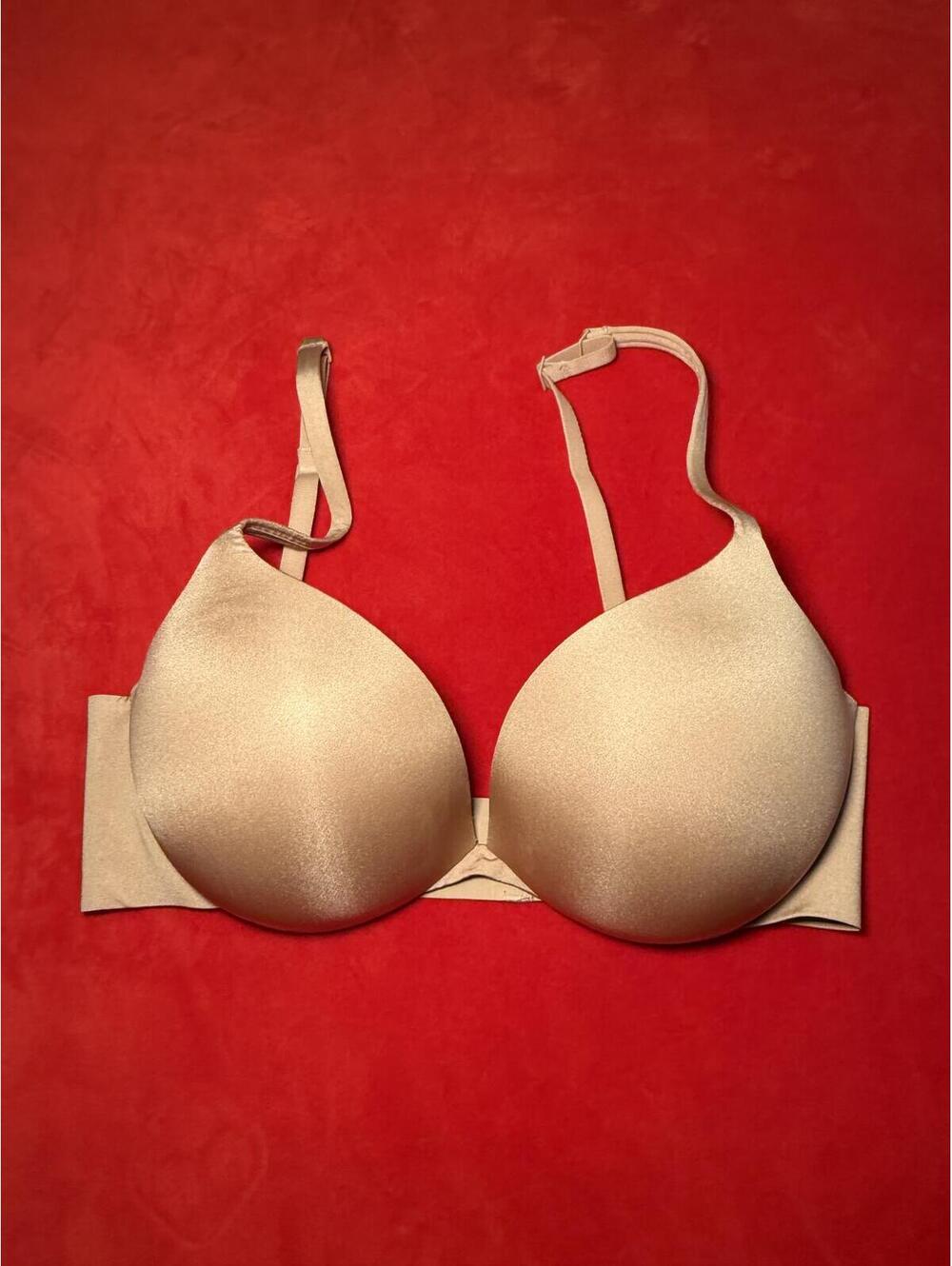 NWOT Skims Ultimate Push Up Plunge Bra Color Clay Size 32D